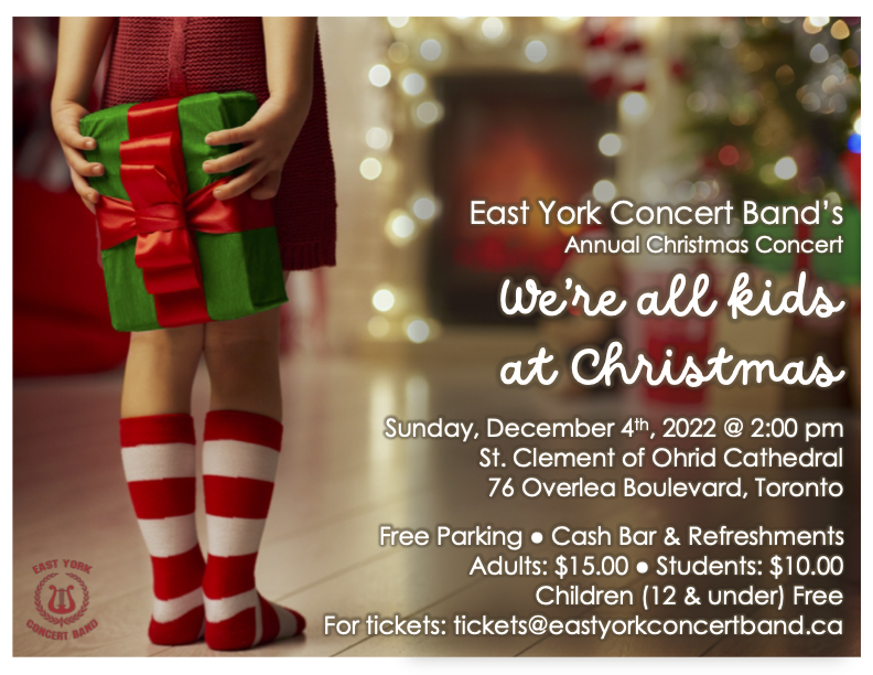 2022 holiday concert poster
